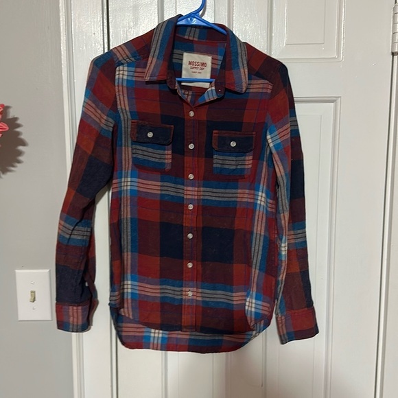 Mossimo Supply Co. Tops - Mossimo fleece button blouse